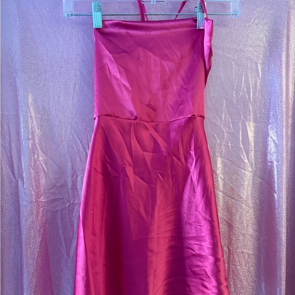 hot pink mini dress